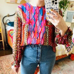 Anthropologie Miranda Peasant Blouse